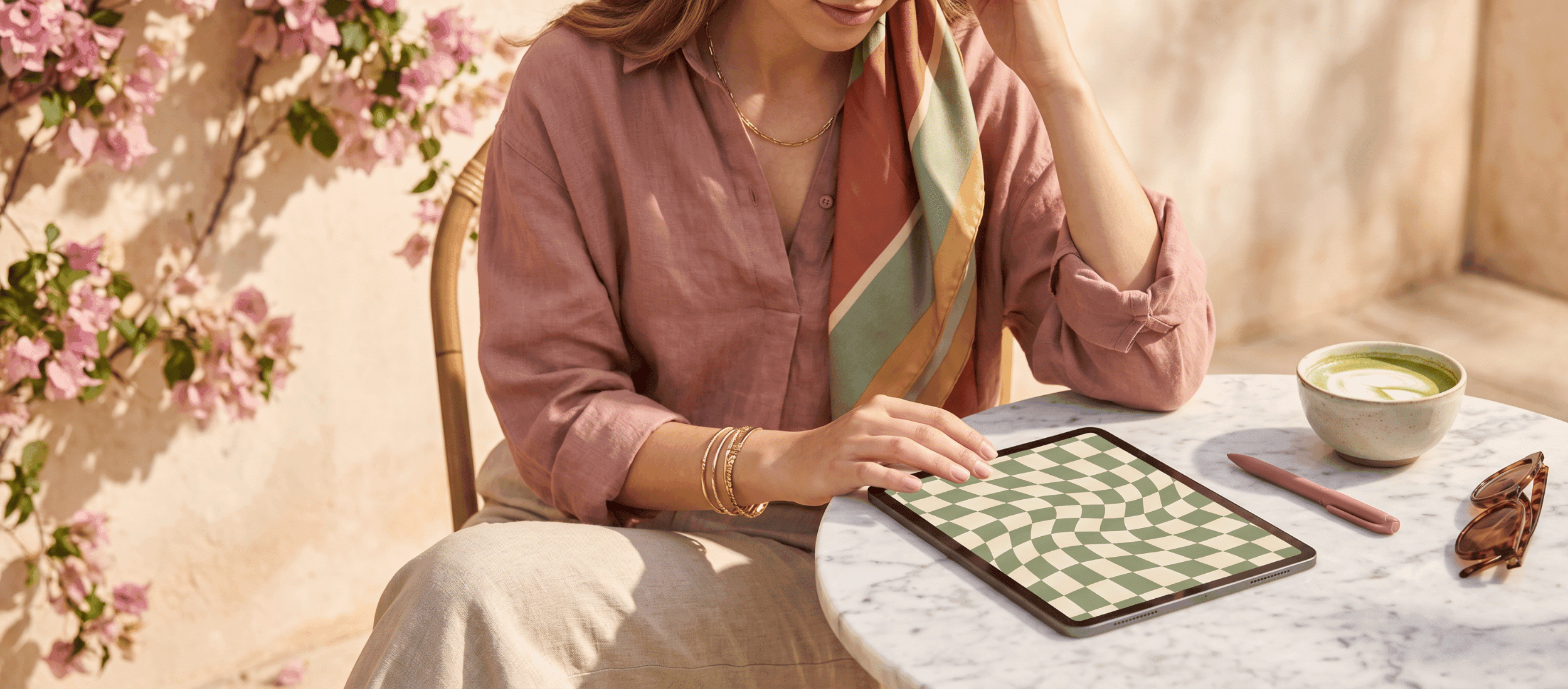 Lucid planners styled on a desk
