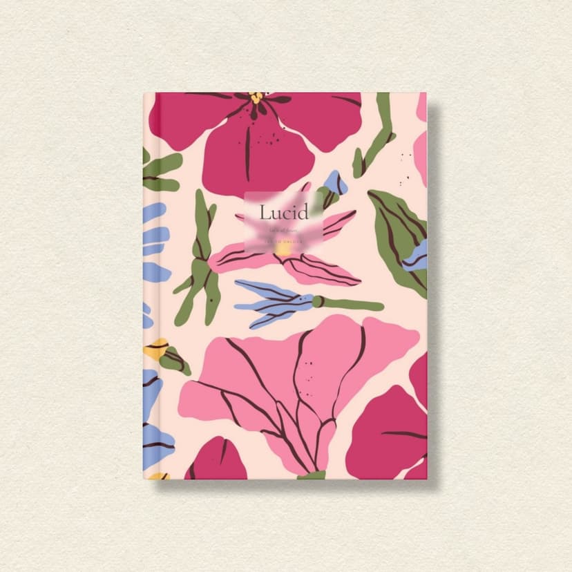 Pressed Petals cover acting as a lock screen