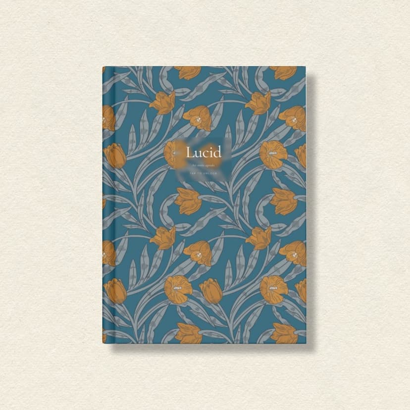 Tapestry cover acting as a lock screen